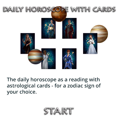 Daily Horoscope with cards - Title
